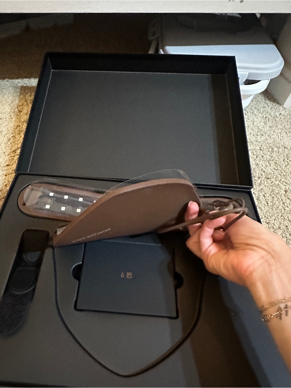 Brown LED Neck & Chest Skincare Device - Picture 5 of 6